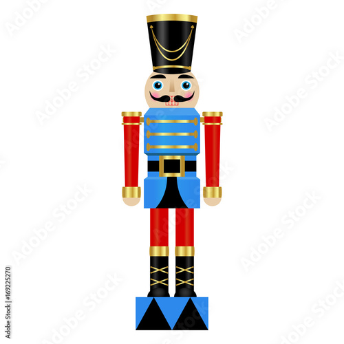 Vector illustration of a nutcracker