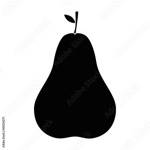Pear delicious fruit icon vector illustration graphic design