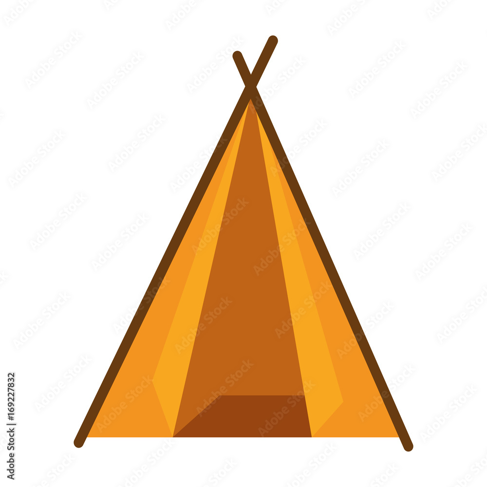 Camping tent isolated icon vector illustration graphic design Camping tent isolated icon vector illustration graphic design