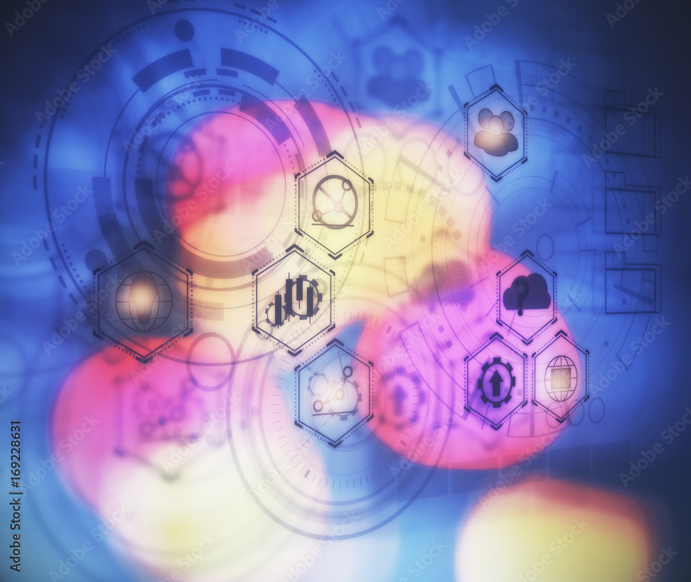 Naklejka premium Technology and innovation concept