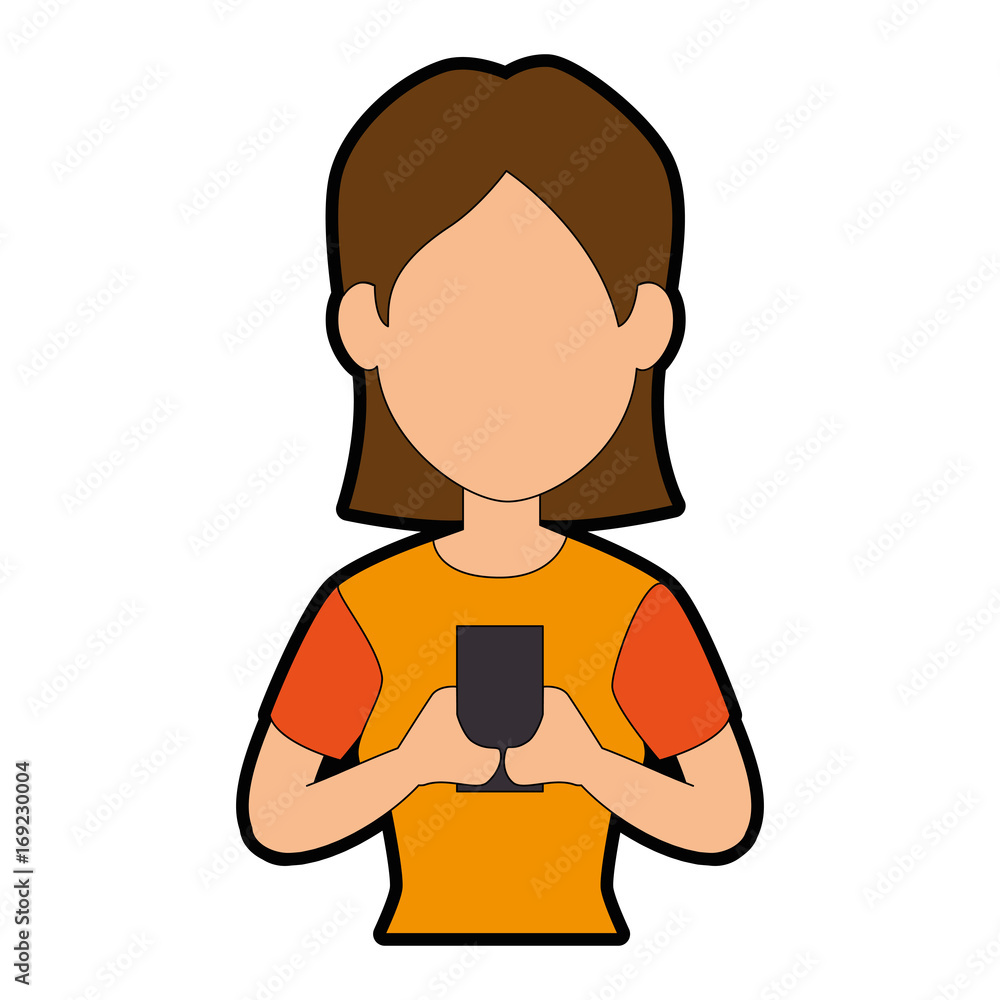 Beautiful woman cartoon icon vector illustration graphic design Beautiful woman cartoon icon vector illustration graphic design