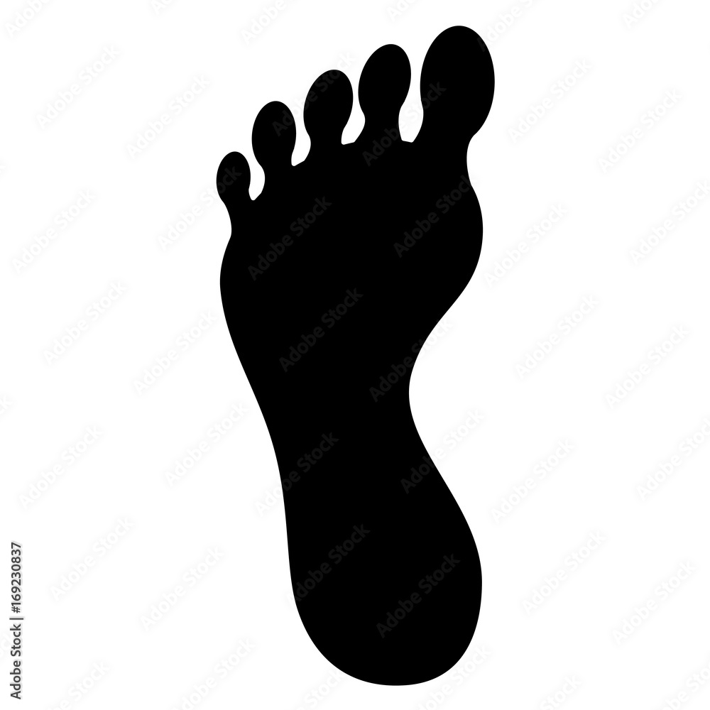Foot plants isolated icon vector illustration design Foot plants isolated icon vector illustration design