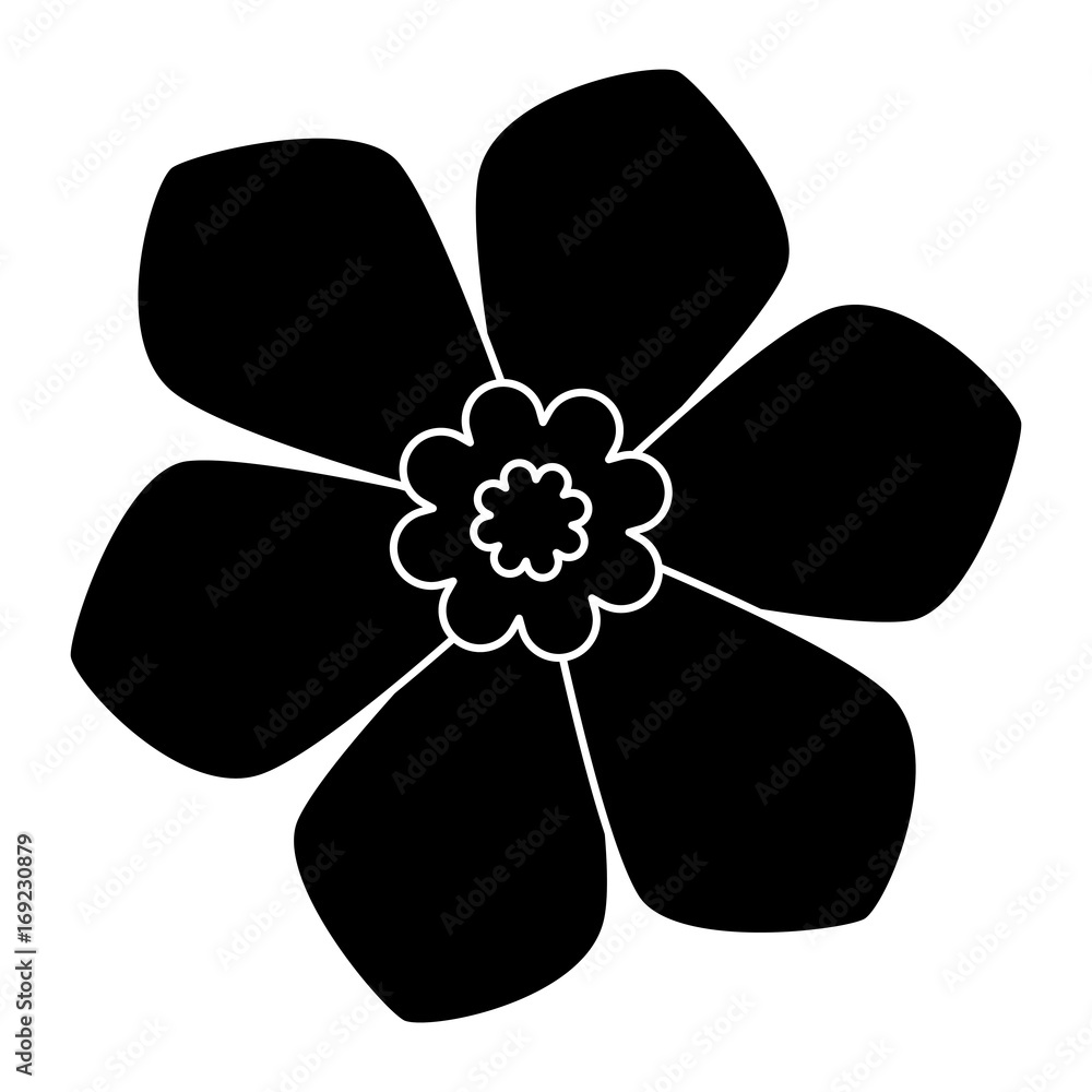 cute flower spa icon vector illustration design cute flower spa icon vector illustration design