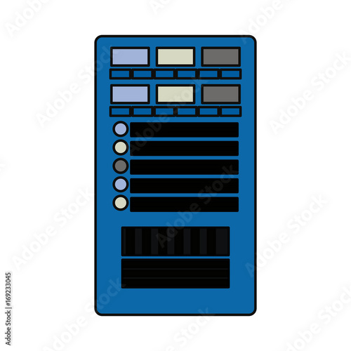 Database server storage icon vector illustration graphic design