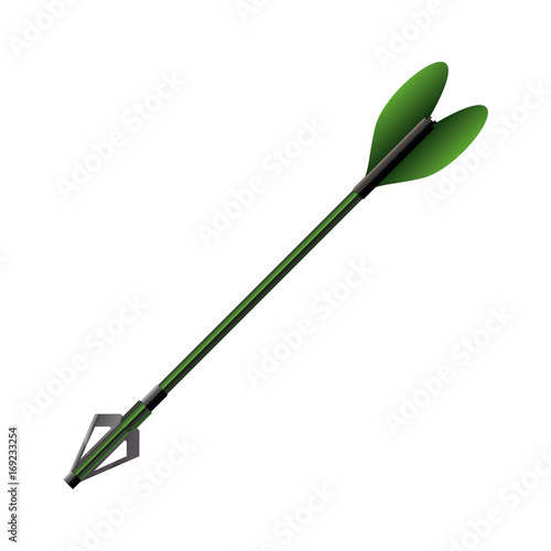 arrow arc target icon vector illustration graphic design
