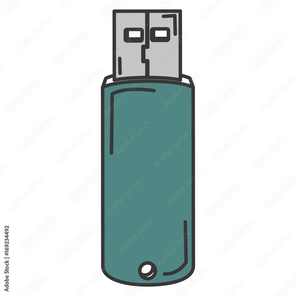 usb memory isolated icon vector illustration design usb memory isolated icon vector illustration design