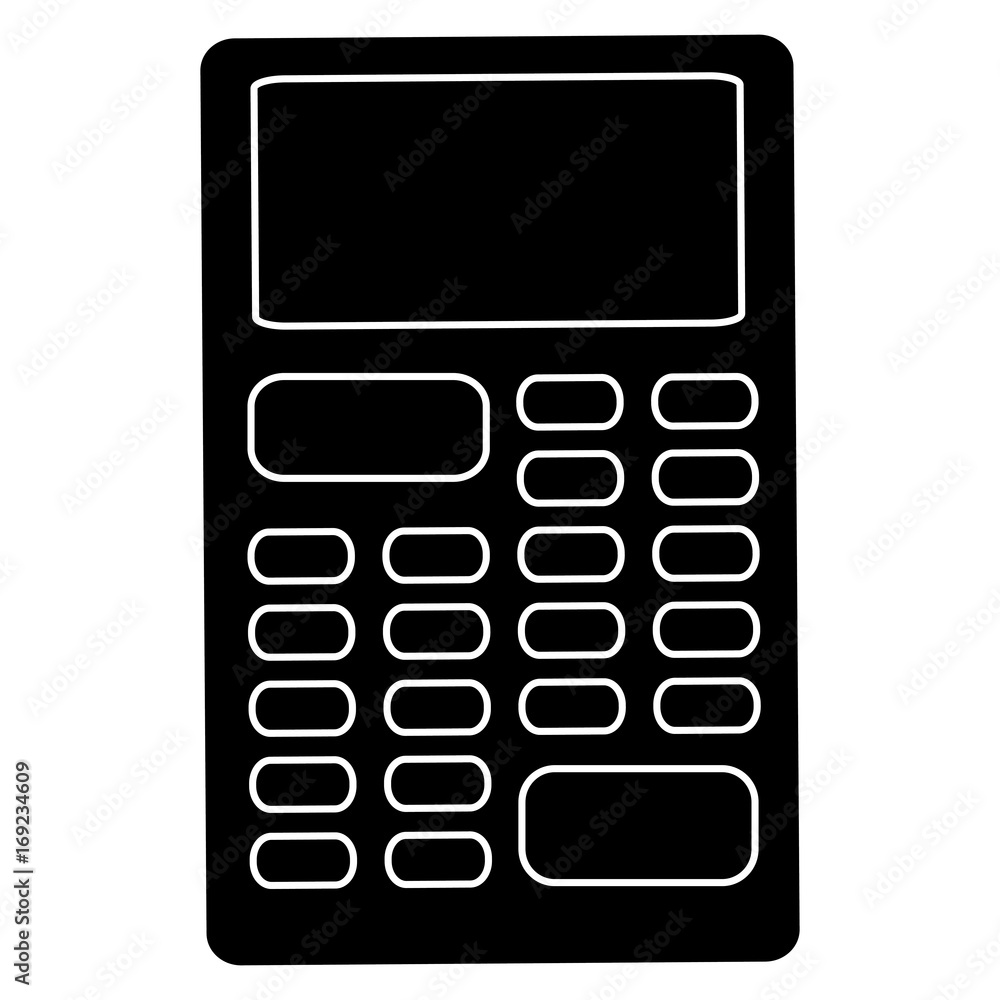 calculator math isolated icon vector illustration design calculator math isolated icon vector illustration design