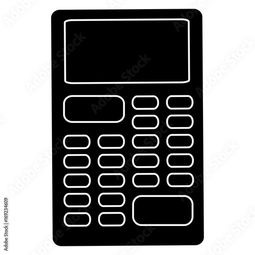 calculator math isolated icon vector illustration design