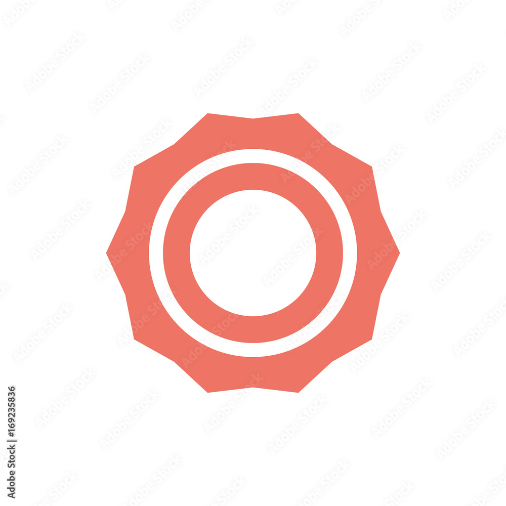 Gear machinery piece icon vector illustration graphic design Gear machinery piece icon vector illustration graphic design