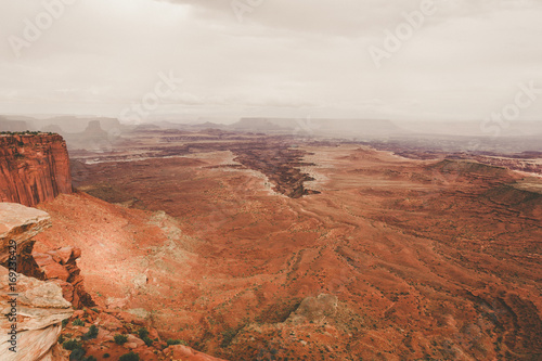 Orange Rock Formations in Canyonlands National Park