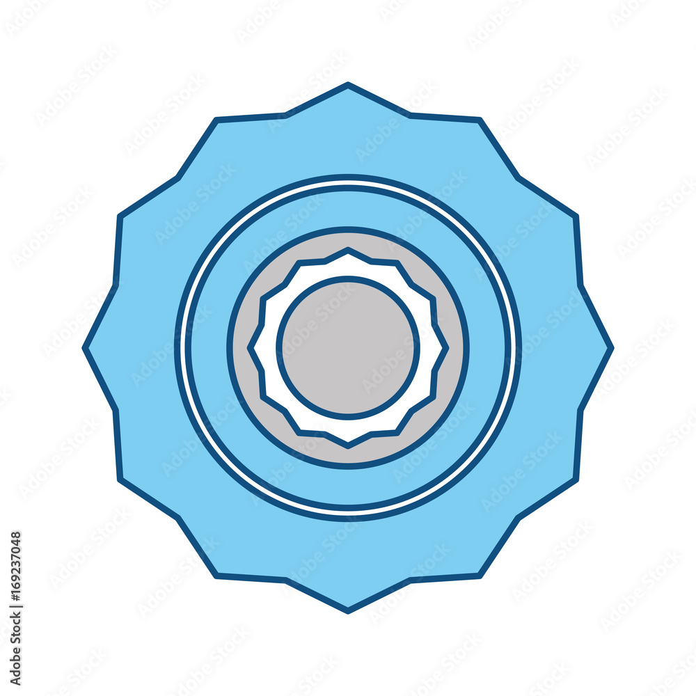Gear machinery piece icon vector illustration graphic design Gear machinery piece icon vector illustration graphic design