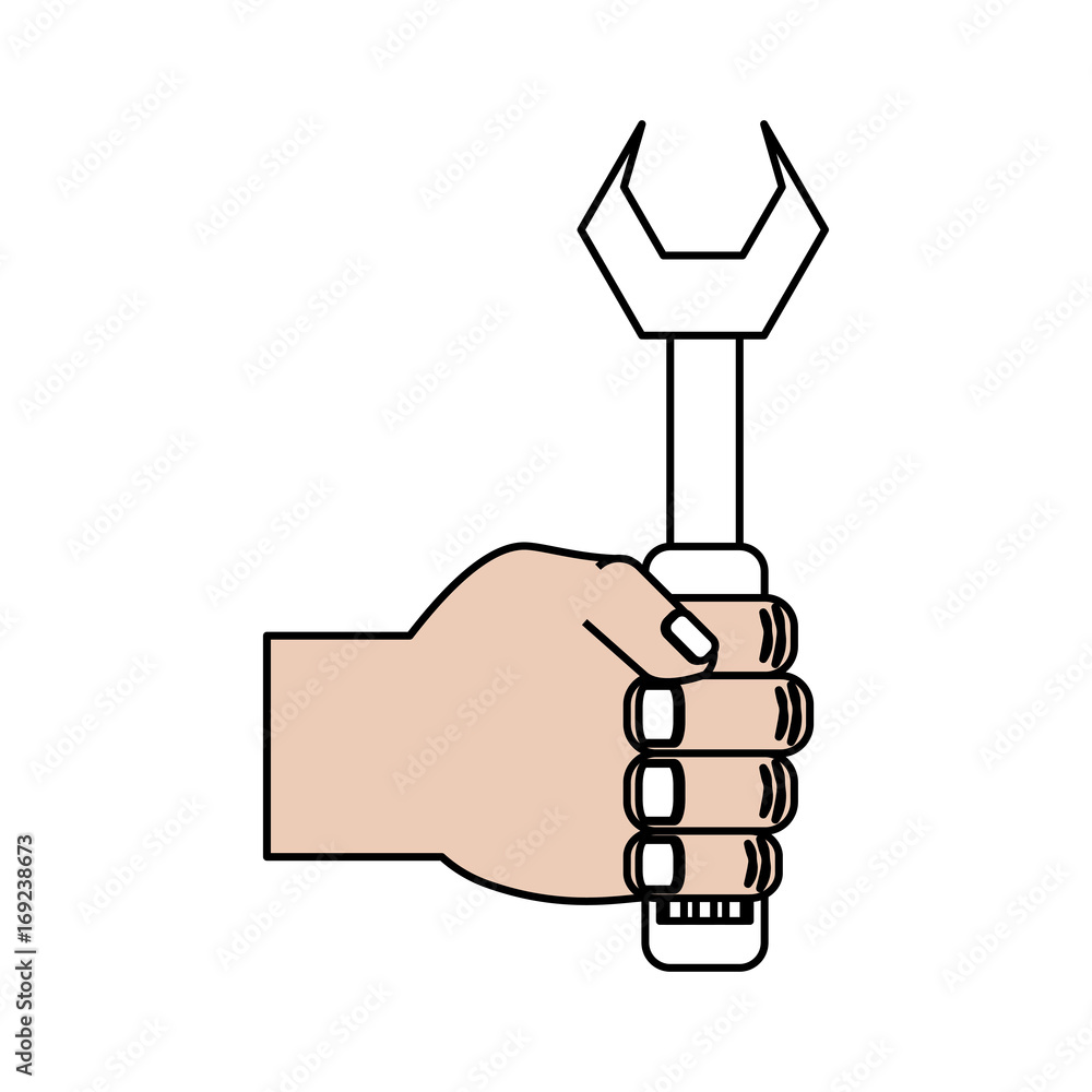 Wrench tool isolated icon vector illustration graphic design Wrench tool isolated icon vector illustration graphic design