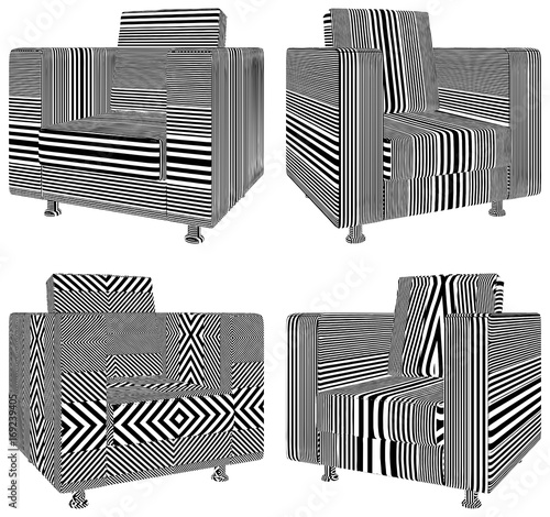 Modern Armchair Vector 