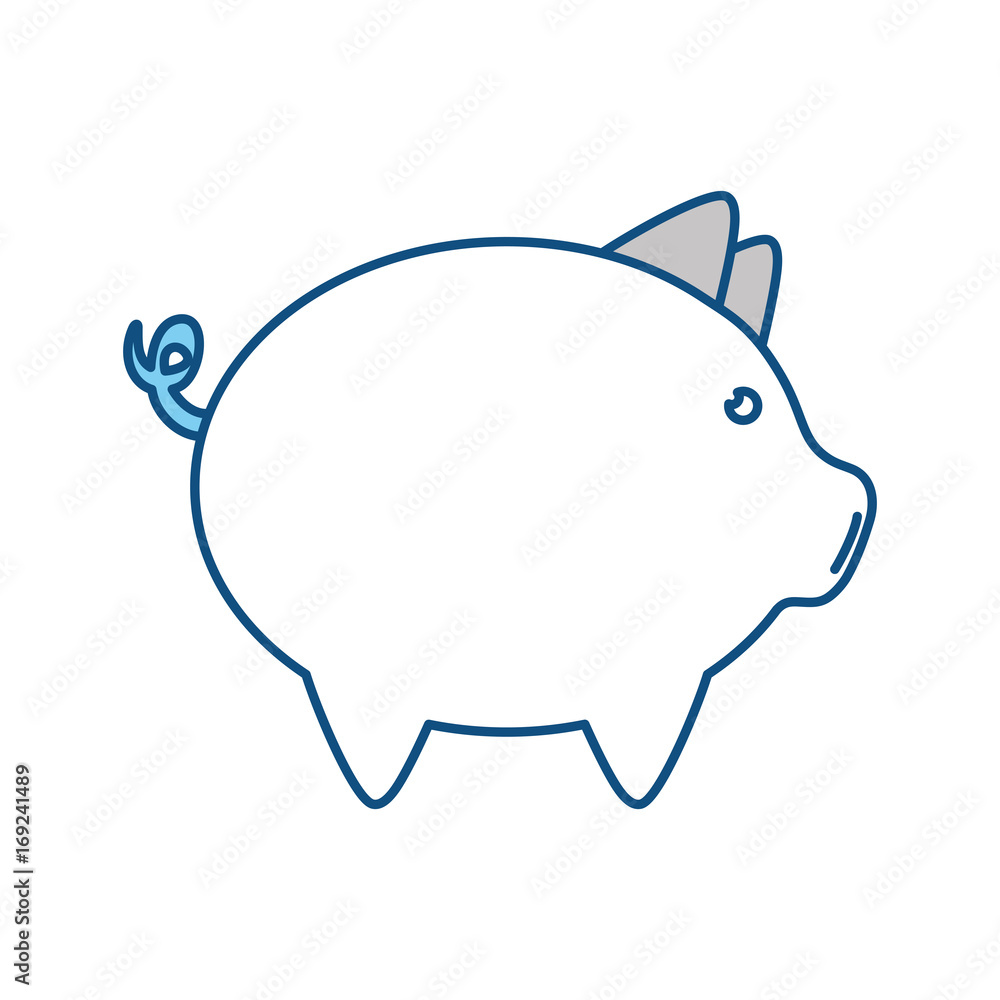 Piggy saving money icon vector illustration graphic design Piggy saving money icon vector illustration graphic design