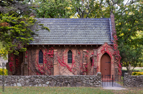 Gostwyck Chapel in the Autumn