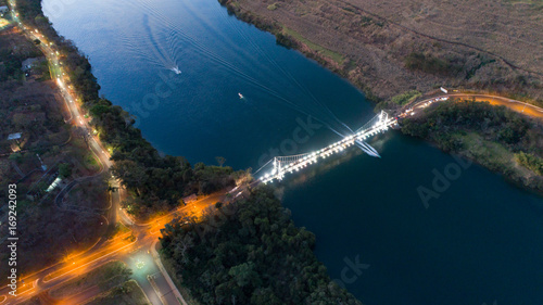Ponte Afonso Pena sobre Rio Paranaiba em Itumbiara