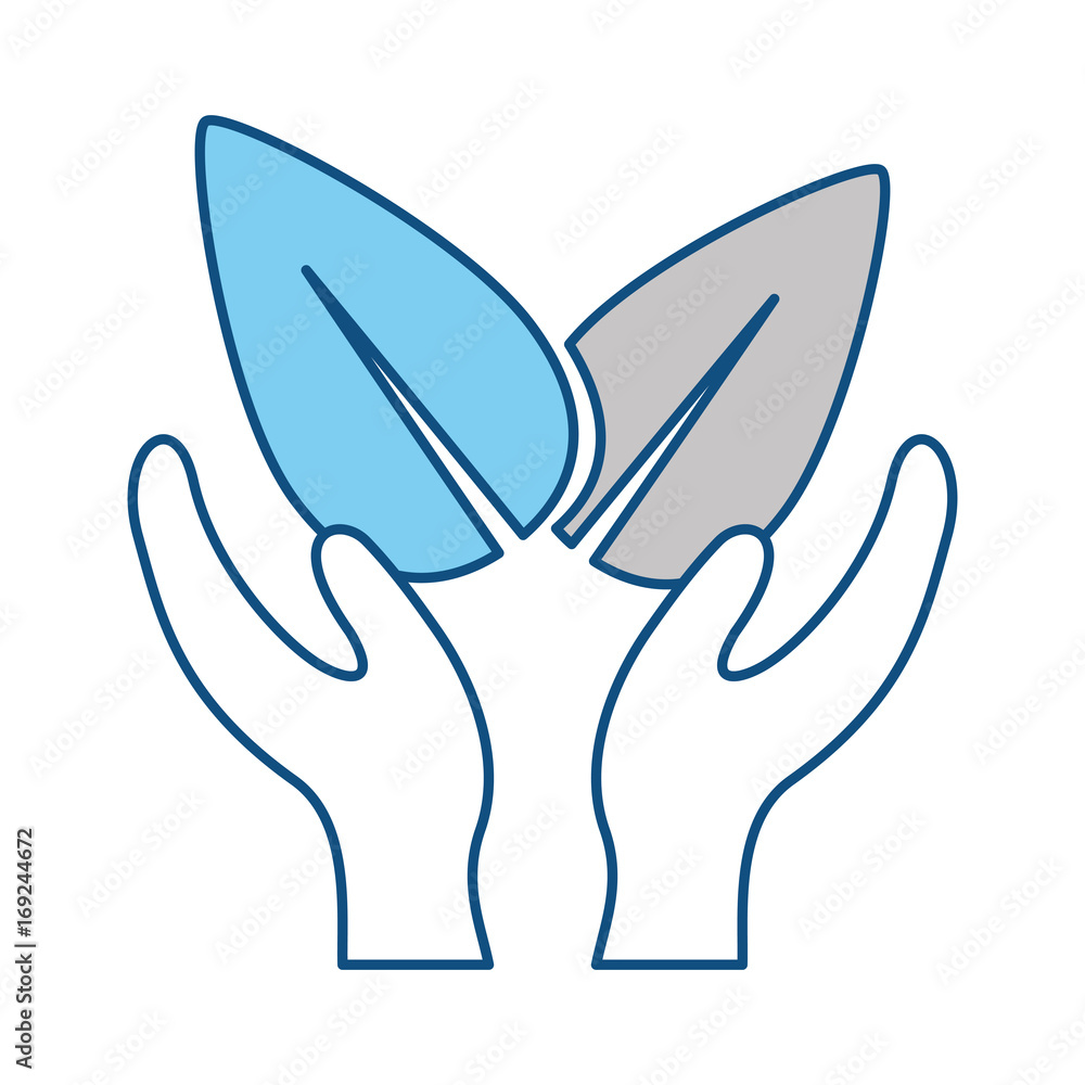 Leaves eco symbol icon vector illustration graphic design Leaves eco symbol icon vector illustration graphic design