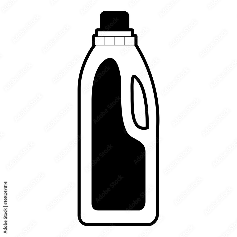 black sections silhouette of liquid desinfect bottle black sections silhouette of liquid desinfect bottle