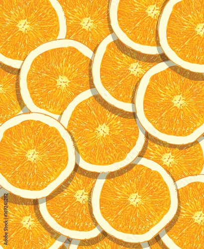 orange fruit pattern