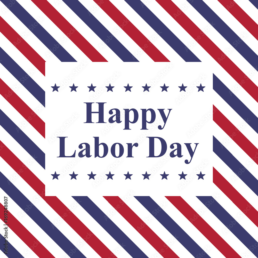 Labor day American flag frame concept Labor day American flag frame concept