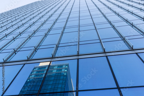 Skyscraper building facade