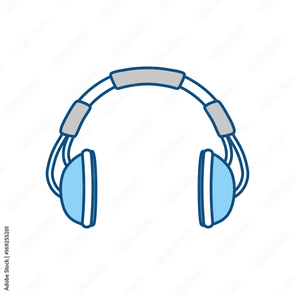 Music headphones symbol icon vector illustration graphic design Music headphones symbol icon vector illustration graphic design