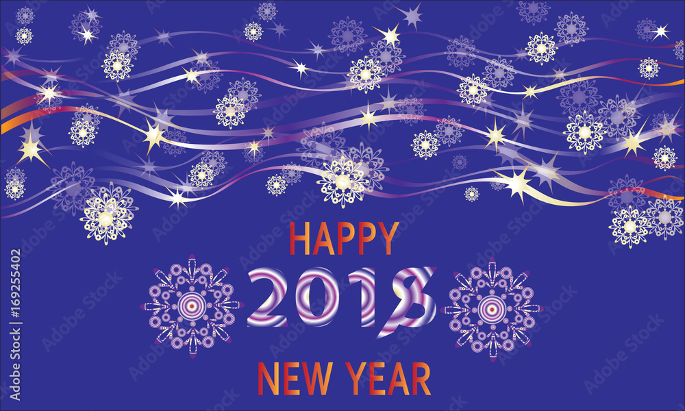 Glitter of New Year's lights in the sky. Happy new year. Design a Christmas greeting card, invitations to festive new year's eve. Glitter of New Year's lights in the sky. Happy new year. Design a Christmas greeting card, invitations to festive new year's eve.
