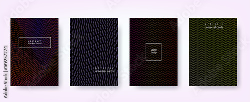 Minimal covers set. Future geometric design. Vector template for banners, placards, poster, pop art flyers, presentations and annual reports. Hipster style, minimalist. Size A4. 