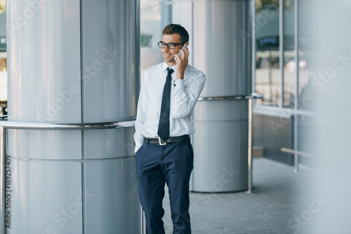 businessman with phone