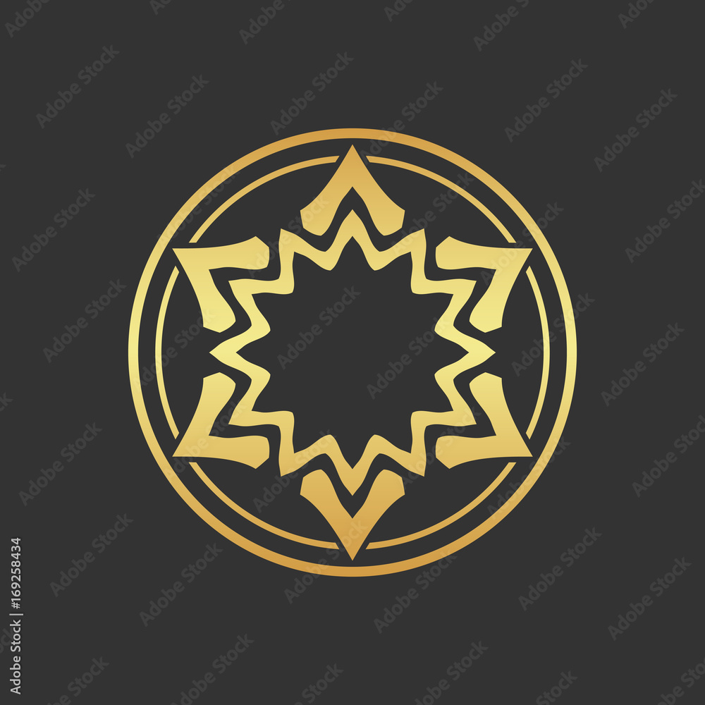 Abstract element for design, gold decoration, frame. Abstract element for design, gold decoration, frame.