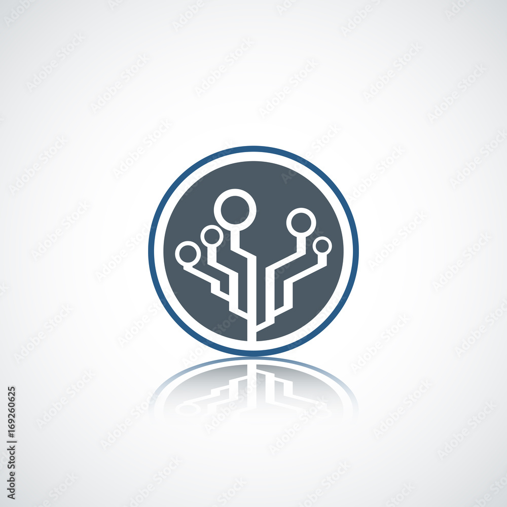 Abstract technology business company logo. Abstract technology business company logo.