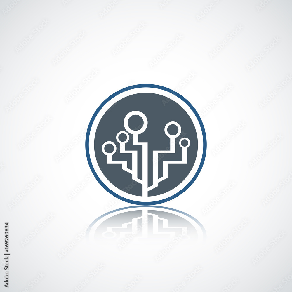 Abstract technology business company logo. Abstract technology business company logo.