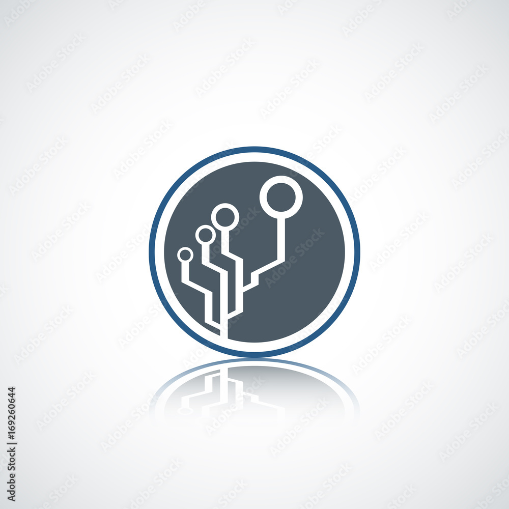 Abstract technology business company logo. Abstract technology business company logo.