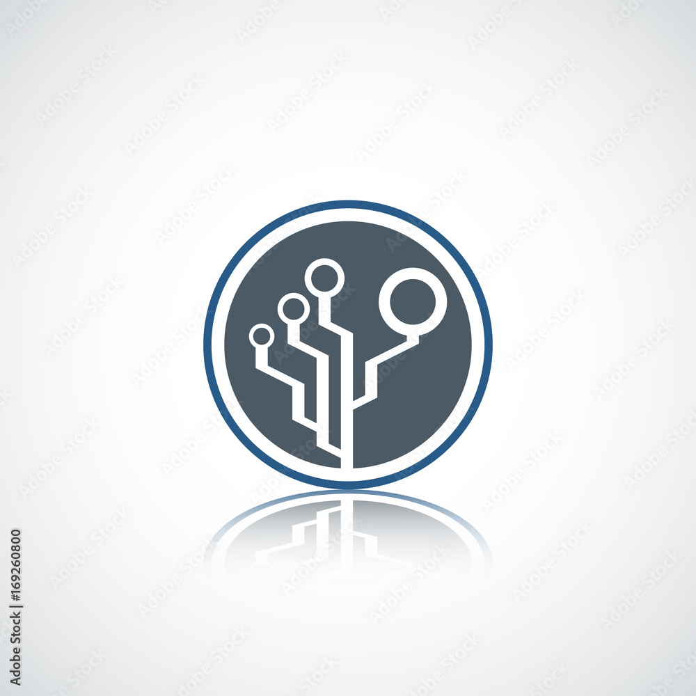 Abstract technology business company logo. Abstract technology business company logo.