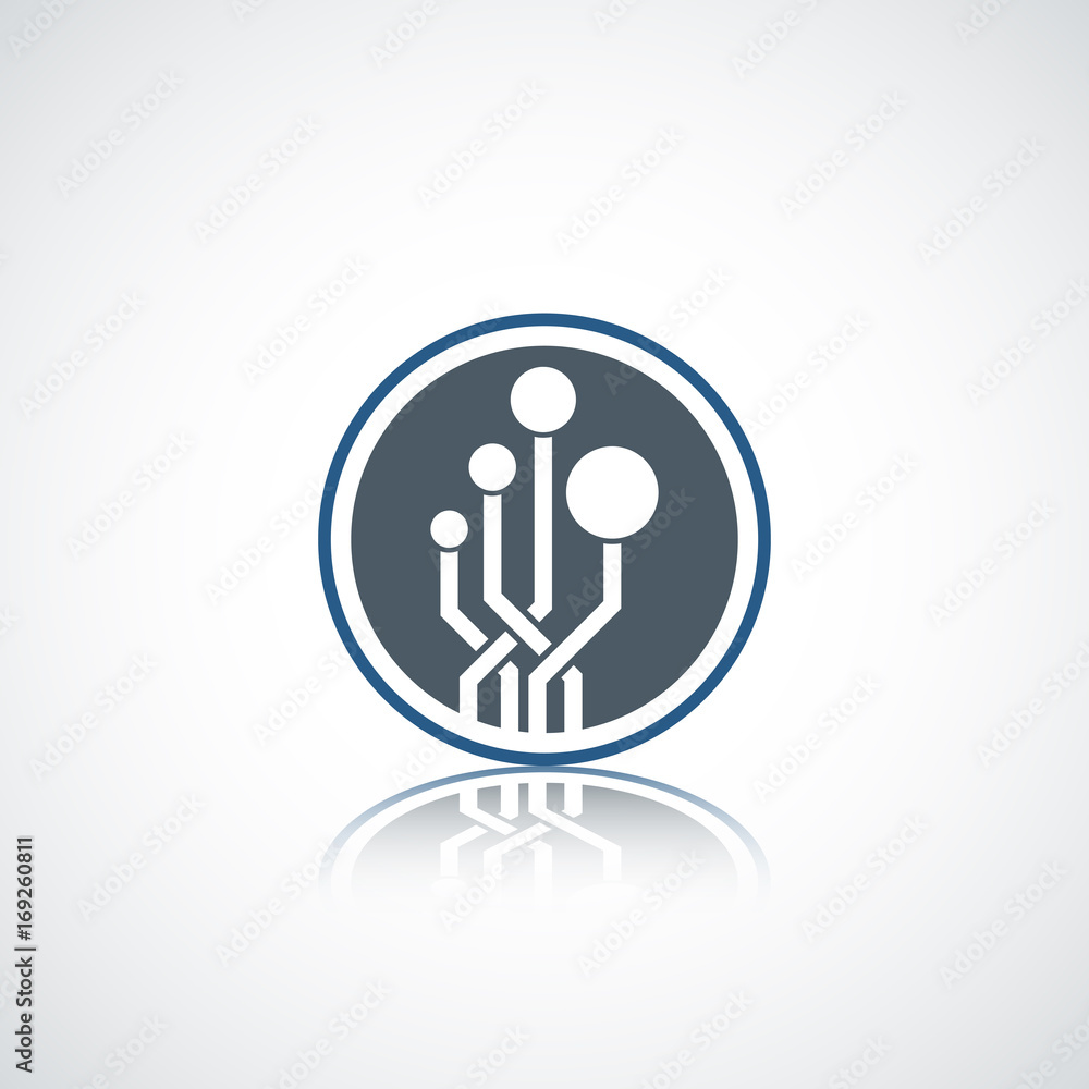 Abstract technology business company logo. Abstract technology business company logo.