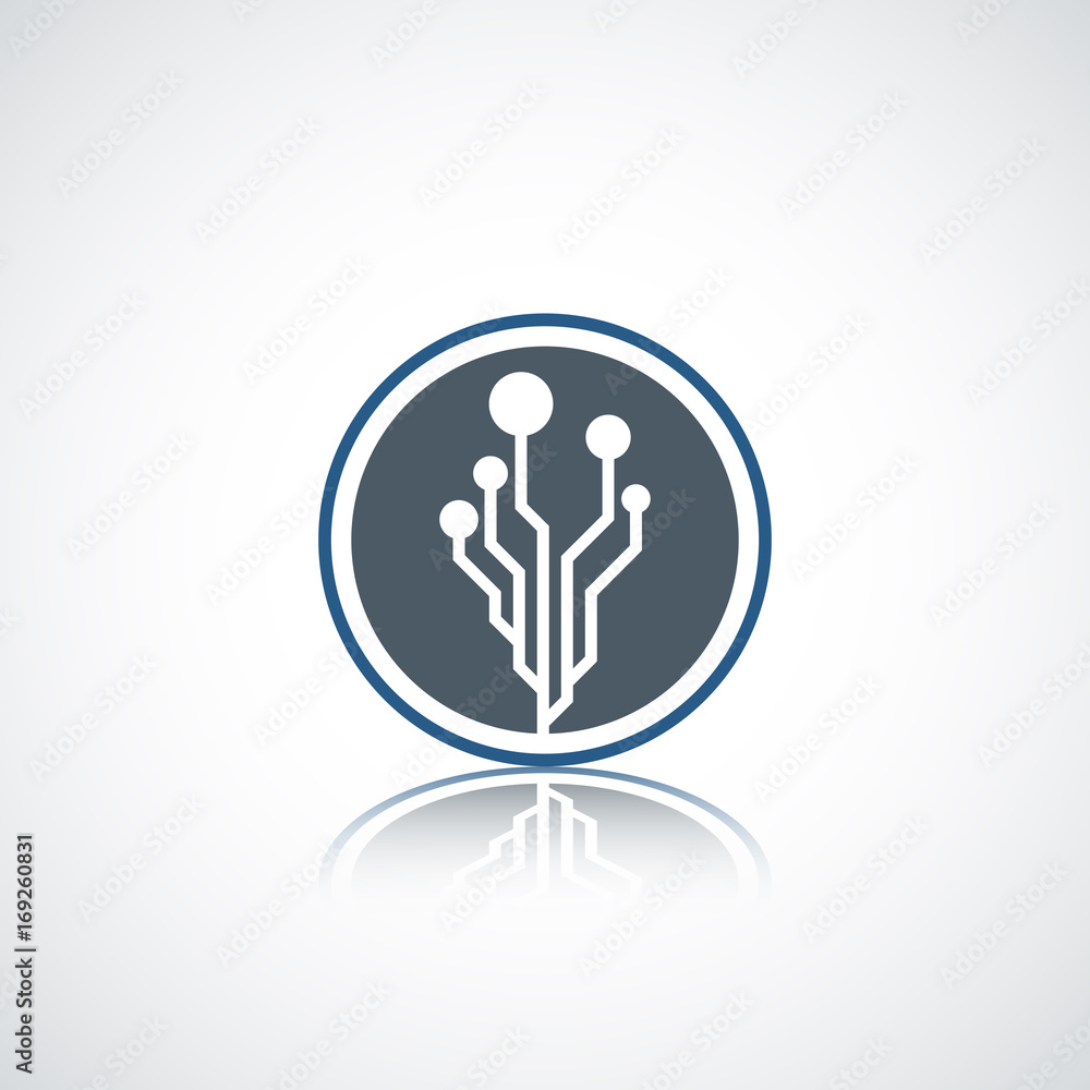 Abstract technology business company logo. Abstract technology business company logo.
