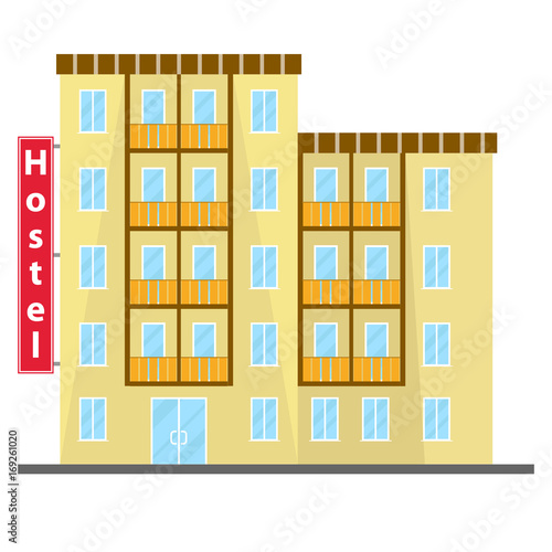Hostel, hostel icon, hotel
