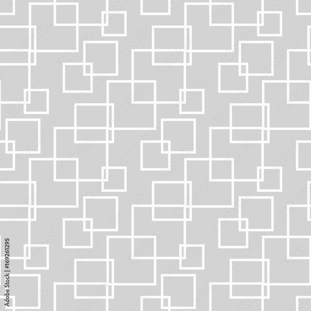 Geometric pattern for wallpapers. Light gray seamless background Geometric pattern for wallpapers. Light gray seamless background