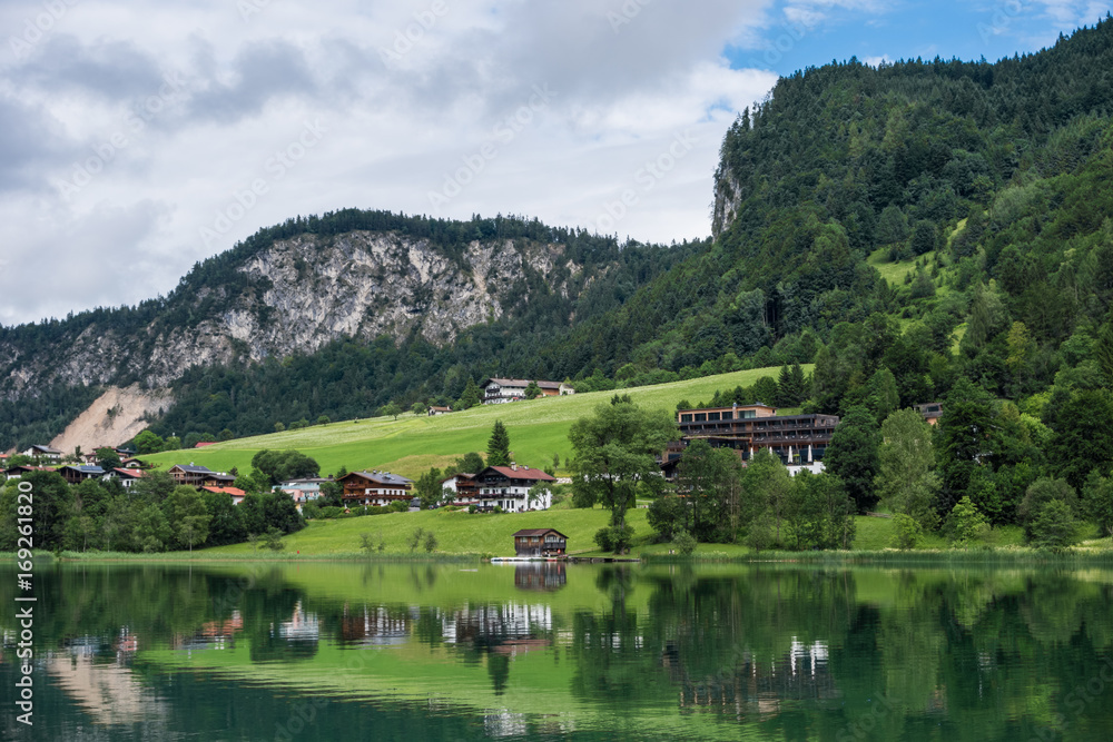 Fototapeta premium The mountain lake Thiersee in Tyrol, Austria