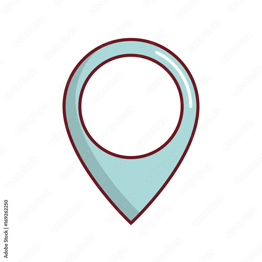 location pin icon over white background vector illustration location pin icon over white background vector illustration