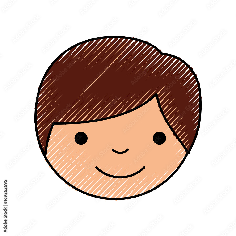 cute boy head avatar character vector illustration design cute boy head avatar character vector illustration design