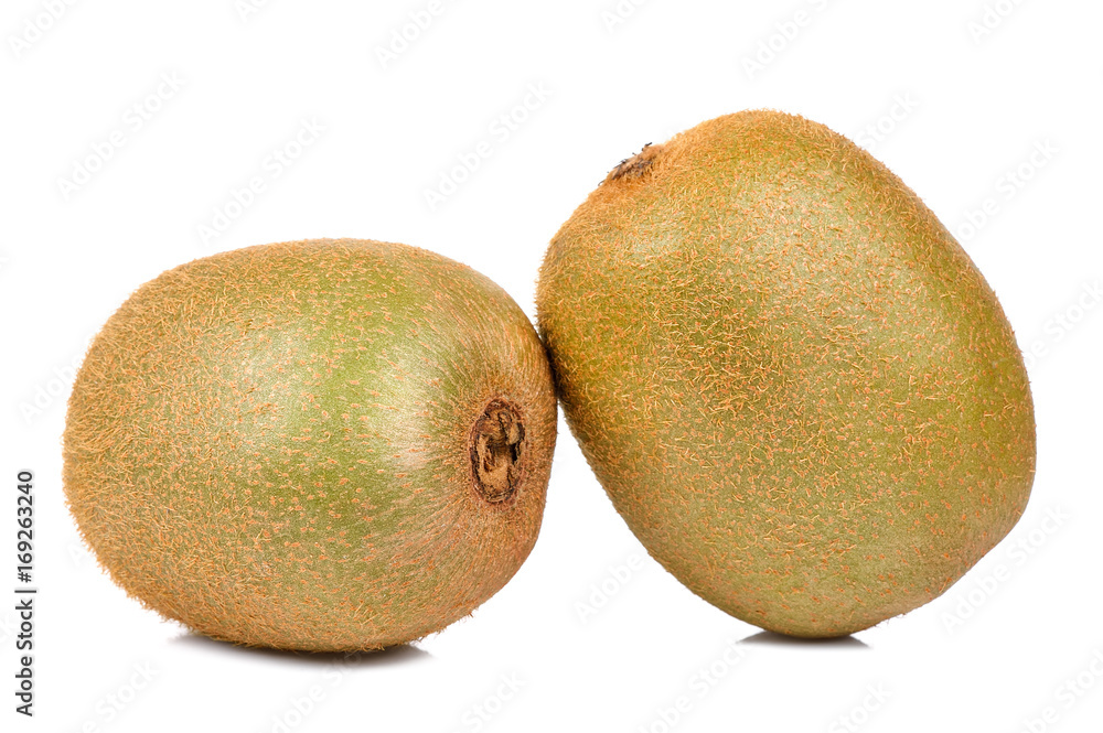 Kiwi fruit isolated on the white background Kiwi fruit isolated on the white background