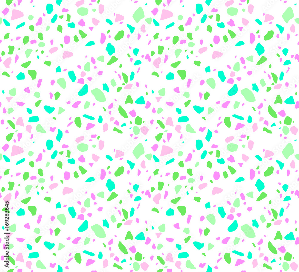 Terrazzo Pattern. Endless Background. Terrazzo Pattern. Endless Background.