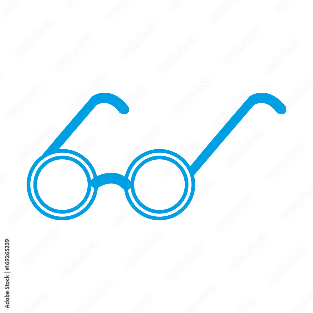 glasses accessory icon over white background vector illustration glasses accessory icon over white background vector illustration