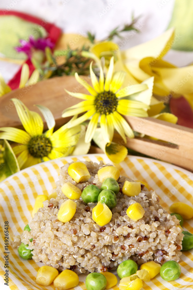 Spring quinoa salad with corn Spring quinoa salad with corn