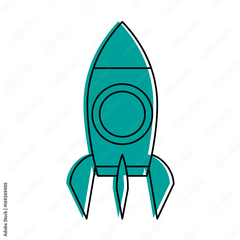 space rocket flying icon image vector illustration design blue color space rocket flying icon image vector illustration design blue color