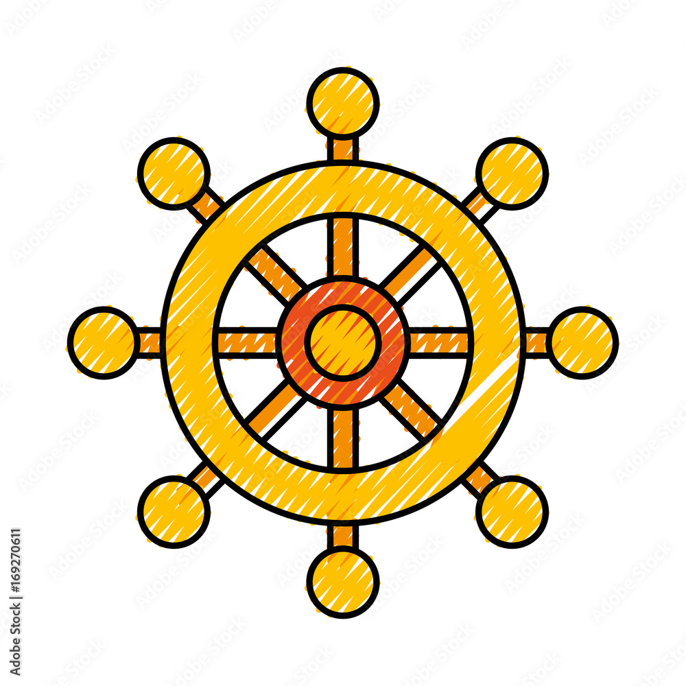 boat timon isolated icon vector illustration design boat timon isolated icon vector illustration design
