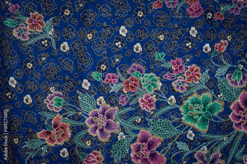 Traditional Malaysian Batik Pattern