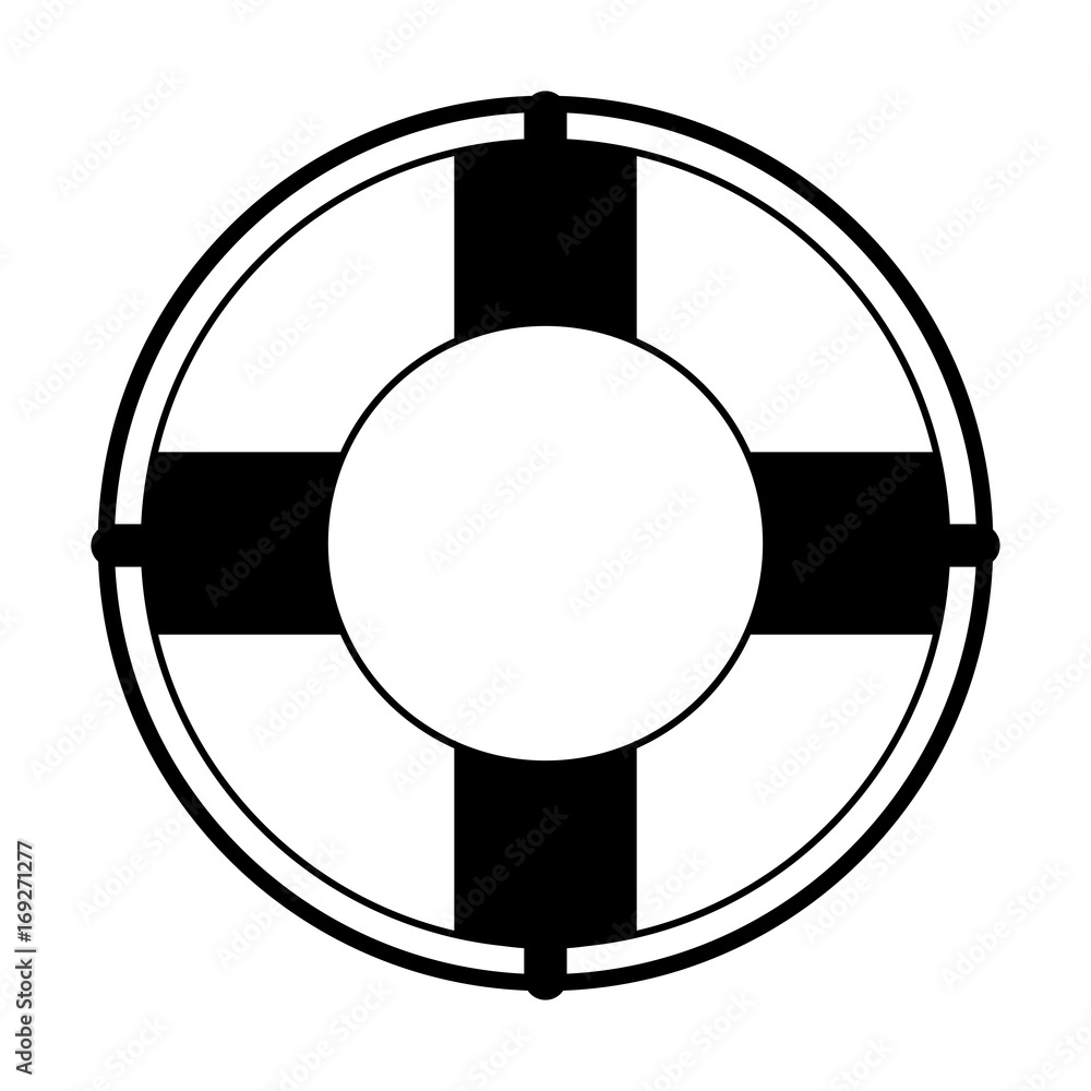 life preserver icon image vector illustration design black and white life preserver icon image vector illustration design black and white