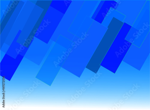 Abstract Blue Rectangle Illustration